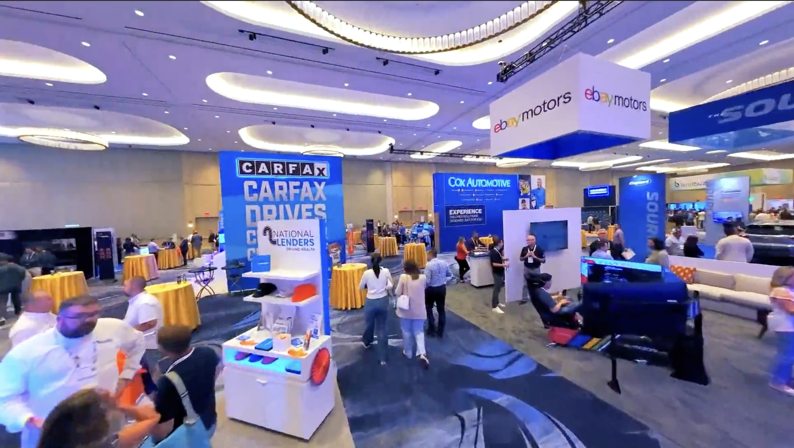 A packed expo floor